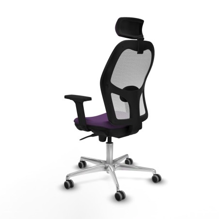 Office Chair with Headrest Piqueras y Crespo 2D086G2 Purple