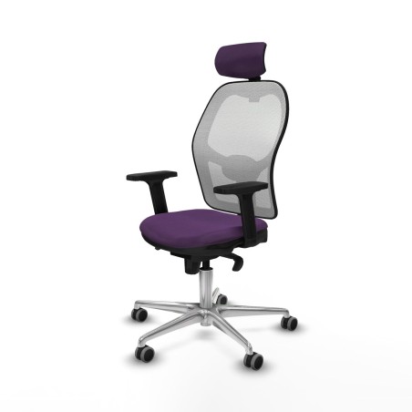 Office Chair with Headrest Piqueras y Crespo 2D086G2 Purple