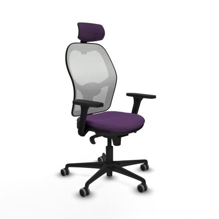 Chaise de Bureau avec Appui-tête Piqueras y Crespo 3D036G2 Violet