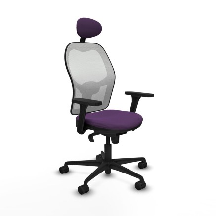 Chaise de Bureau avec Appui-tête Piqueras y Crespo 3D036N1 Violet