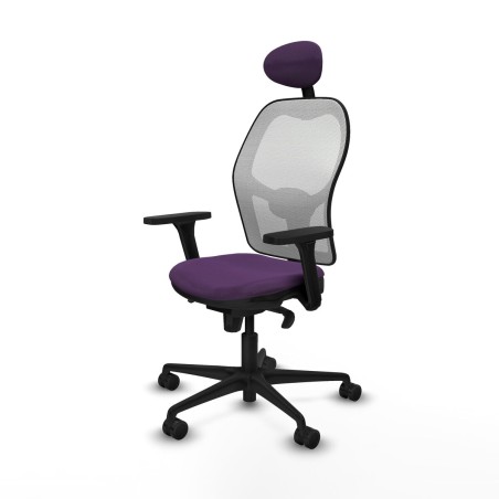 Chaise de Bureau avec Appui-tête Piqueras y Crespo 3D036N1 Violet