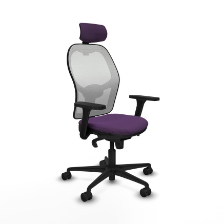 Chaise de Bureau avec Appui-tête Piqueras y Crespo 3D036N2 Violet