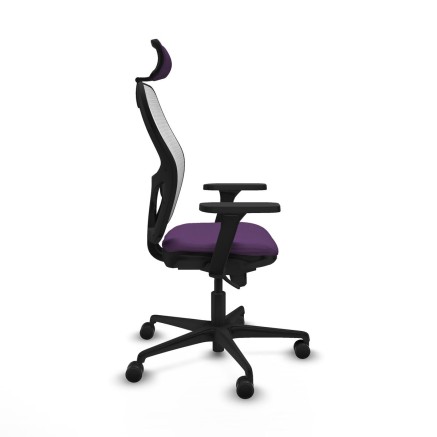 Office Chair with Headrest Piqueras y Crespo 3D036N2 Purple 2
