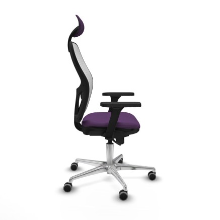 Chaise de Bureau avec Appui-tête Piqueras y Crespo 3D086G1 Violet 2