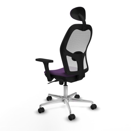 Chaise de Bureau avec Appui-tête Piqueras y Crespo 3D086N1 Violet