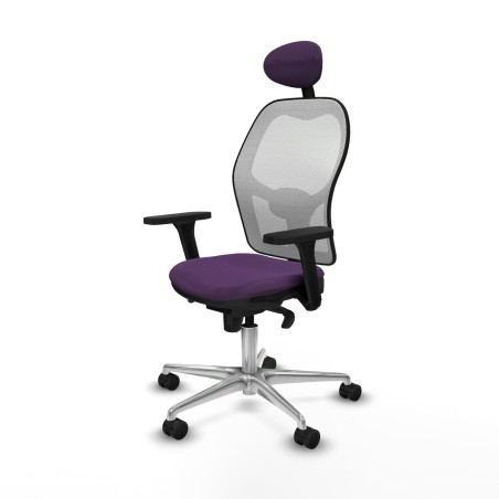 Chaise de Bureau avec Appui-tête Piqueras y Crespo 3D086N1 Violet