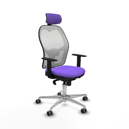Chaise de Bureau avec Appui-tête Piqueras y Crespo 1D086G2 Lila