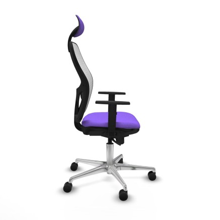 Sedia Ufficio con Poggiatesta Jorquera Piqueras y Crespo 1D086N1 Lilla 2