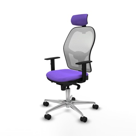 Office Chair with Headrest Piqueras y Crespo 1D086N2 Lilac