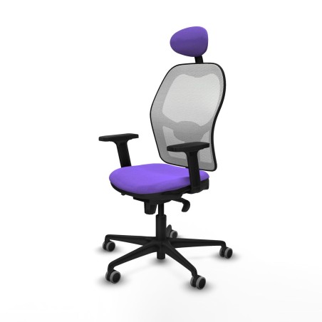 Sedia Ufficio con Poggiatesta Piqueras y Crespo 2D036G1 Lilla