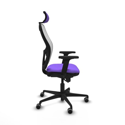 Sedia Ufficio con Poggiatesta Piqueras y Crespo 2D036G2 Lilla 2