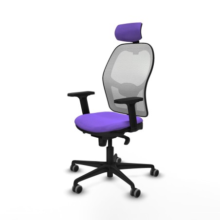 Chaise de Bureau avec Appui-tête Piqueras y Crespo 2D036G2 Lila