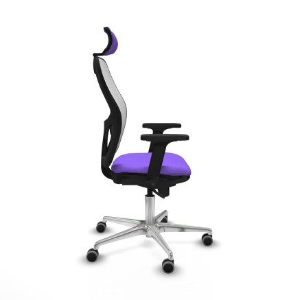 Office Chair with Headrest Piqueras y Crespo 2D086G2 Lilac 2