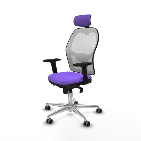 Bürostuhl mit Kopfstütze Piqueras y Crespo 2D086G2 Lila