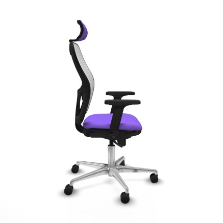 Office Chair with Headrest Jorquera Piqueras y Crespo 2D086N2 Lilac 2