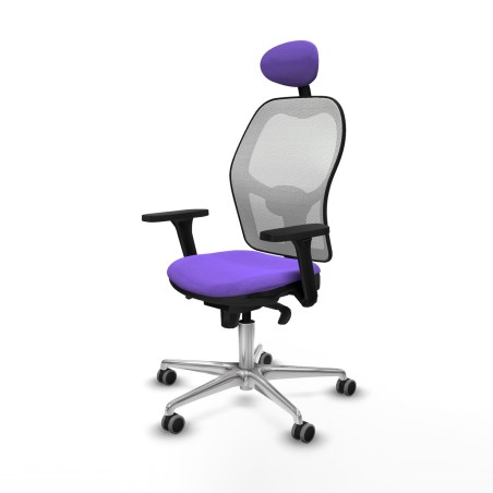 Sedia Ufficio con Poggiatesta Jorquera Piqueras y Crespo 3D086G1 Lilla
