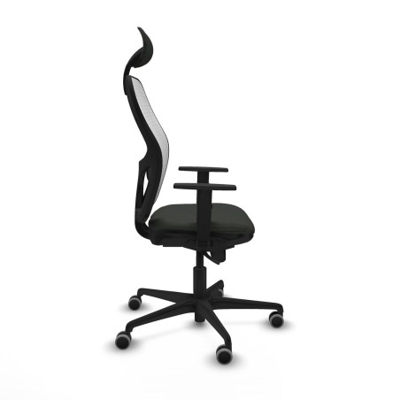 Sedia Ufficio con Poggiatesta Jorquera Piqueras y Crespo 1D036G1 Nero