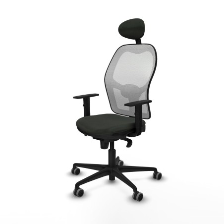 Sedia Ufficio con Poggiatesta Jorquera Piqueras y Crespo 1D036G1 Nero