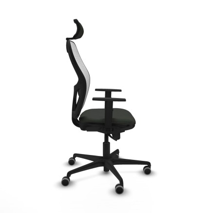 Bürostuhl mit Kopfstütze Jorquera Piqueras y Crespo 1D036G2 Schwarz 2