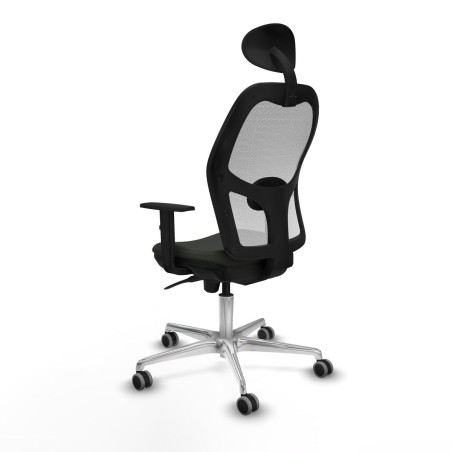 Bürostuhl mit Kopfstütze Jorquera Piqueras y Crespo 1D086G1 Schwarz