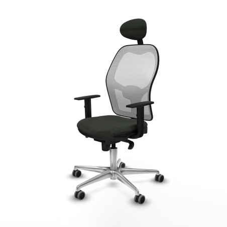 Sedia Ufficio con Poggiatesta Jorquera Piqueras y Crespo 1D086G1 Nero