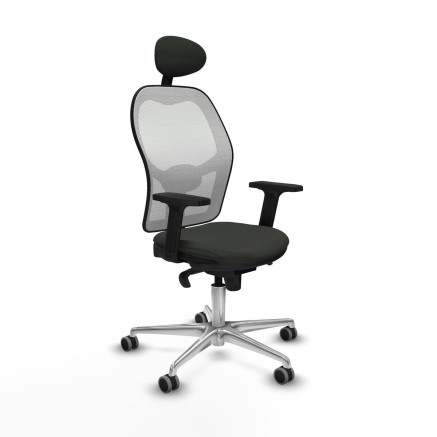 Bürostuhl mit Kopfstütze Jorquera Piqueras y Crespo 2D086G1 Schwarz
