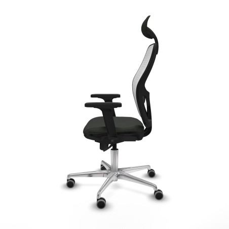 Sedia Ufficio con Poggiatesta Jorquera Piqueras y Crespo 2D086G1 Nero