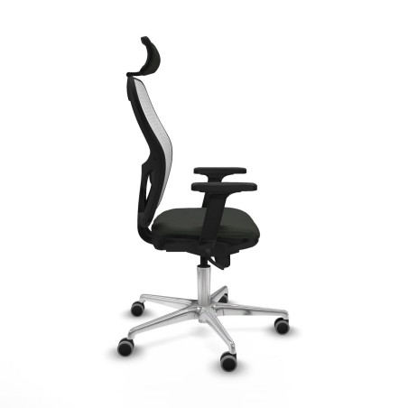 Sedia Ufficio con Poggiatesta Jorquera Piqueras y Crespo 2D086G2 Nero