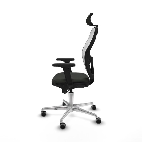 Sedia Ufficio con Poggiatesta Jorquera Piqueras y Crespo 2D086G2 Nero