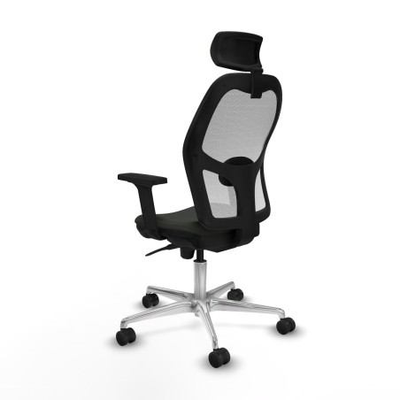 Bürostuhl mit Kopfstütze Jorquera Piqueras y Crespo 2D086N2 Schwarz