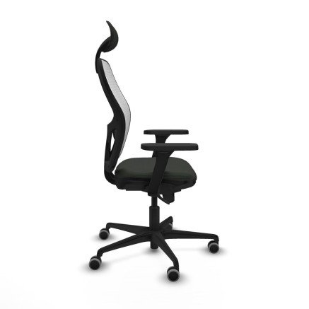Office Chair with Headrest Jorquera Piqueras y Crespo 3D036G1 Black 2