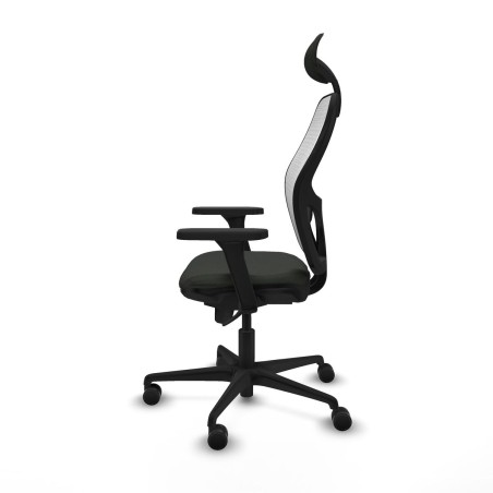 Sedia Ufficio con Poggiatesta Jorquera Piqueras y Crespo 3D036N1 Nero