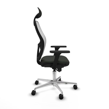 Office Chair with Headrest Jorquera Piqueras y Crespo 3D086N1 Black 2