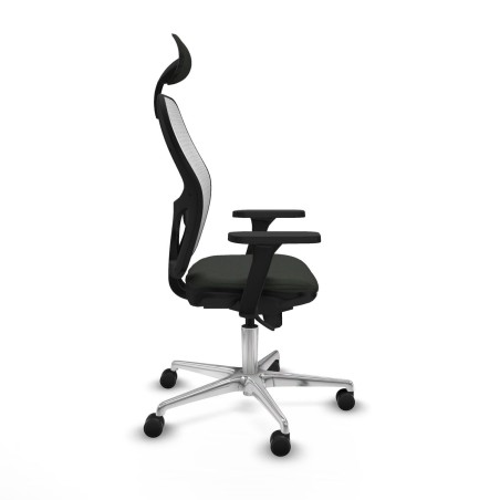 Bürostuhl mit Kopfstütze Jorquera Piqueras y Crespo 3D086N1 Schwarz