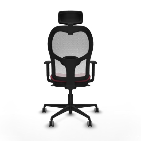 Sedia da Ufficio Piqueras y Crespo 1D036G2 Rosso Granato