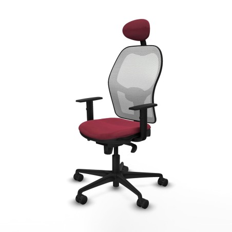 Sedia Ufficio con Poggiatesta Jorquera Piqueras y Crespo 1D036N1 Rosso