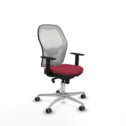 Sedia da Ufficio Piqueras y Crespo 1D086G0 Rosso Granato