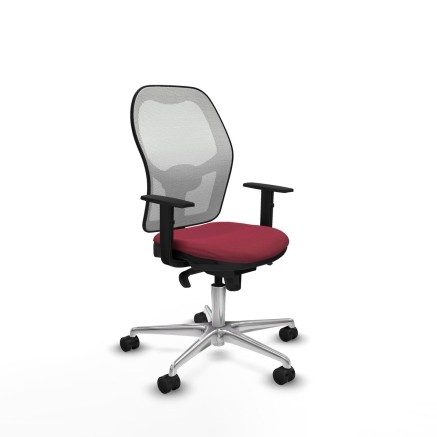 Sedia da Ufficio Piqueras y Crespo 1D086N0 Rosso Granato
