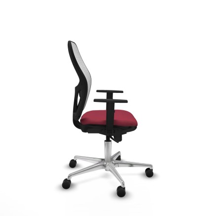 Sedia da Ufficio Piqueras y Crespo 1D086N0 Rosso Granato 2