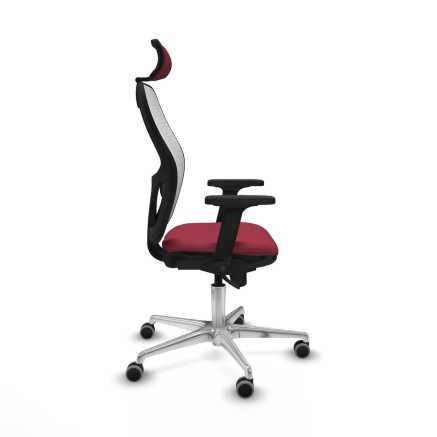 Office Chair with Headrest Jorquera Piqueras y Crespo 2D086G2 Maroon 2