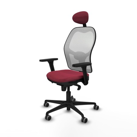 Sedia Ufficio con Poggiatesta Jorquera Piqueras y Crespo 3D036G1 Rosso