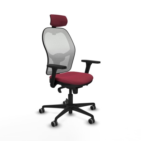 Sedia Ufficio con Poggiatesta Jorquera Piqueras y Crespo 3D036G2 Rosso