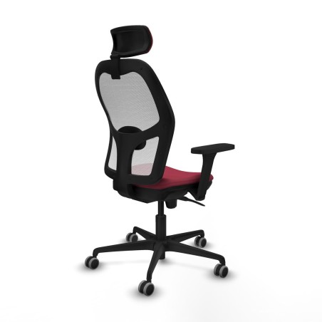 Sedia Ufficio con Poggiatesta Jorquera Piqueras y Crespo 3D036G2 Rosso