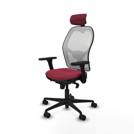 Office Chair with Headrest Jorquera Piqueras y Crespo 3D036N2 Maroon