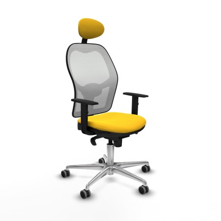 Chaise de Bureau Piqueras y Crespo 1D086G1 Jaune