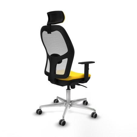 Sedia Ufficio con Poggiatesta Jorquera Piqueras y Crespo 1D086G2 Giall