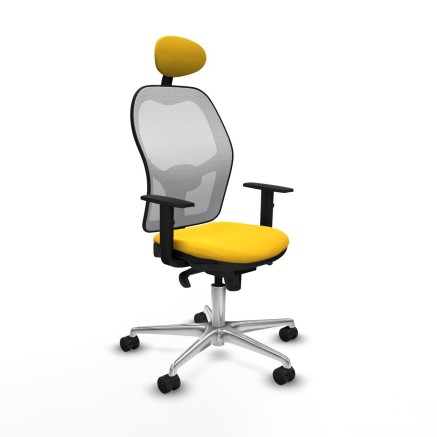 Sedia da Ufficio Piqueras y Crespo 1D086N1 Giallo