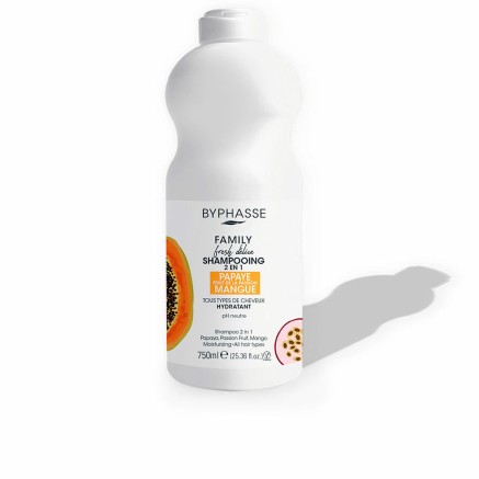 Shampoo und Spülung Byphasse Family Fresh Delice Passionsfrucht 750 m