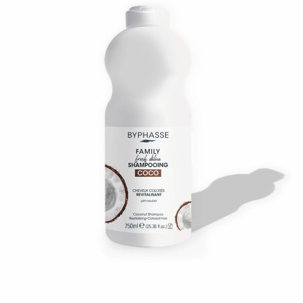 Shampoo Rivitalizzante Byphasse Family Fresh Delice Cocco Capelli colo