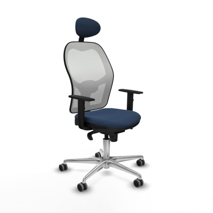 Chaise de Bureau Piqueras y Crespo 1D086G1 Blue marine